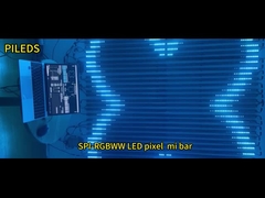 Ip67 Lavadora de paredes Rgbw rgbww Color de la franja de píxeles Barra de píxeles LED tubo de pixel SPI dmx Rgb Luz lineal